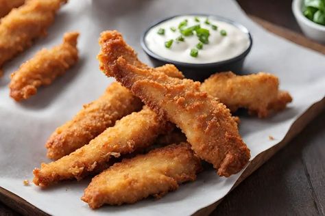 Crispy Chicken Strips, Chicken Strips, Crispy Chicken, Taste Buds, Main Course, Appetizer, Main Dishes, Fails, Chicken