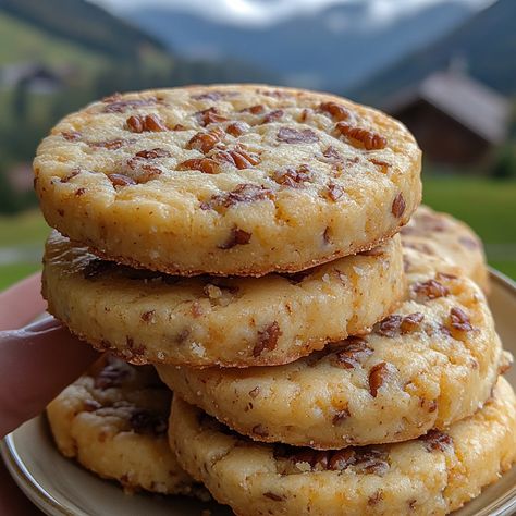 Cheddar Pecan Savory Shortbread Cookies: A Buttery, Cheesy Delight Cheese Shortbread, Savory Shortbread, Savory Cookies, Best Coconut Cream Pie, Pecan Shortbread Cookies, Extra Sharp Cheddar, Cheese Sandwich Recipes, Savory Cheese, Shortbread Cookie Recipe