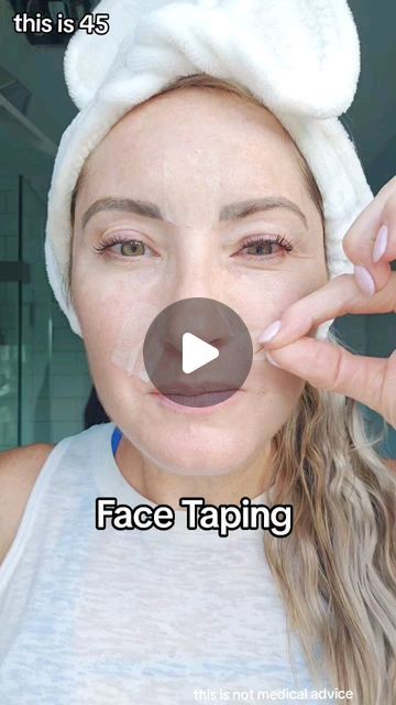 Lauren Gallegos on Instagram: "Face taping.  🌿 I love face taping with my favorite oils.  Castor oil, Frankincense oil abd Baobab oil.  Watch this video to see how I apply my face tape once a week.  🌿👉 For more information on my favorite oils find them in the link in my bio under my photo or comment "BAOBAB1"   #facetaping #antiagingtips #antiwrinkletreatment #castoroilbenefits #baobaboil #frankincenseoil" Castor Oil Face Taping, Castrol Oil Benefits Face, Face Taping For Wrinkles, Castor Oil On Face Overnight, Face Taping, Castor Oil For Face, Facial Exercise, Skin Hacks, Face Lift Tape