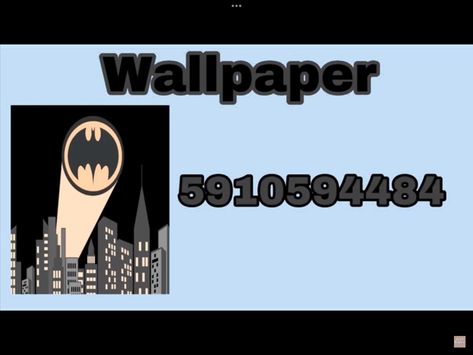 Batman Bloxburg Codes, Batman Decals Bloxburg, Batman Decals, Boys Room Decals, Batman Room, Bloxburg Clothes, Picture Codes, Bloxburg Decals Codes Aesthetic, Club Bedroom