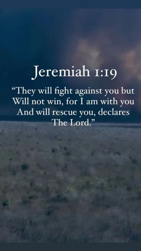 Jeremiah Scripture Quotes, Jeremiah Bible Verses, Jeremiah 1 19, Jeremiah Scripture, Jeremiah 1, Powerful Bible Verses, Christian Bible Quotes, Daily Scripture, Biblical Verses