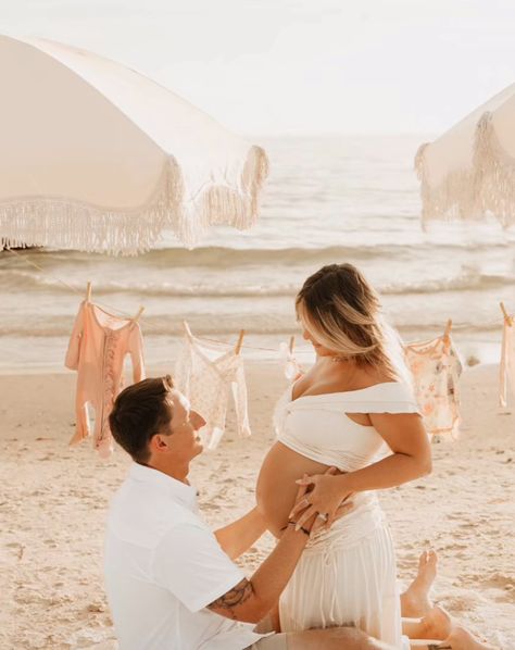 Jeans Beach Maternity Shoot, Maternity Beach Photos, Maternity Shoot Beach, Beach Maternity Shoot, Beach Pregnancy Announcement, Maternity Beach, Beach Maternity Photos, Beach Inspiration, Maternity Pics