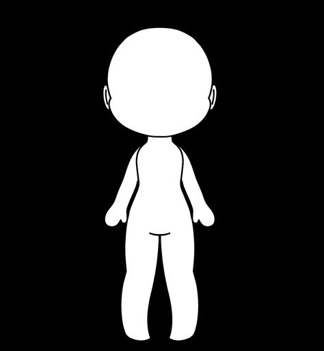 If used credit me @Artlover210 YouTube: ♠MissArt♠ Gacha Body Base Front Facing, Gacha Side View Base, Front Facing Base, Front Facing Gacha Base, Front Face Gacha Base, Chibi Standing Pose, Gacha Front Facing Base, Front View Reference, Gacha Poses