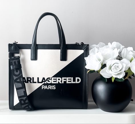 Karl Lagerfeld Purse, Sac Tote Bag, Medium Tote Bag, Tote Bag Purse, Medium Tote, Fashion Aesthetic, Karl Lagerfeld, Bags Designer, On Sale