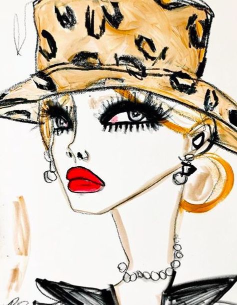 Blair Breitenstein, Fashion Illustration Face, Zsazsa Bellagio, Wsj Magazine, Abstract Face Art, Ooh La La, Fashion Decor, Fashion Art Illustration, March 1