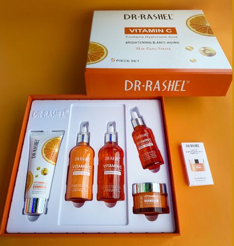 Skin Care Items Beauty Products, Vitamin C For Skin, Vitamin C Skincare, Dr Rashel, Diy Gifts To Sell, Box Beauty, Skincare Products Photography, Natural Vitamin C, Products Photography