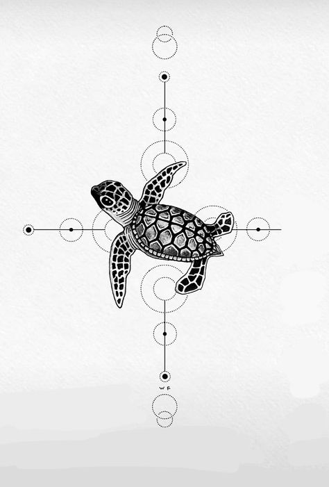 Sternum Chest Tattoo, Plane Tattoo, Turtle Tattoo Designs, Mystical Tattoos, Baby Sea Turtle, Ocean Tattoos, Cute Turtle, Turtle Tattoo, Sternum Tattoo