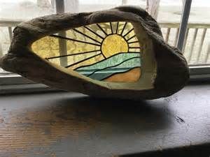 stained glass and driftwood - Yahoo Image Search results: Driftwood Stain, Stained Glass Diy, Stained Glass Crafts, Art Stained, Stained Glass Designs, Stained Glass Panels, Stained Glass Projects, Glass Garden, Driftwood Art