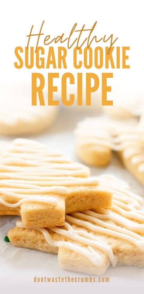 Organic Sugar Cookie Recipe, Keto Cut Out Sugar Cookies, Low Fat Sugar Cookies, Healthy Cutout Cookie Recipe, Healthy Roll Out Cookies, Sugar Cookie Recipe Healthy, Healthier Sugar Cookie Recipe, Clean Sugar Cookie Recipe, Low Sugar Cookies For Kids