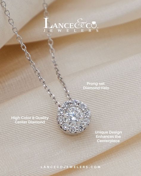 It's the little things that goes into making your pieces special. ✨ Here's some of the highlights of one of our newest 💎diamond💎pendants and the small details that really make this piece stand out in quality and style. How do you feel about diamond halos? 💍We're curious 🤔 Diamond Pendants, Small Details, Small Detail, The Little Things, Do You Feel, Halo Diamond, Diamond Pendant, Prong Setting, Little Things