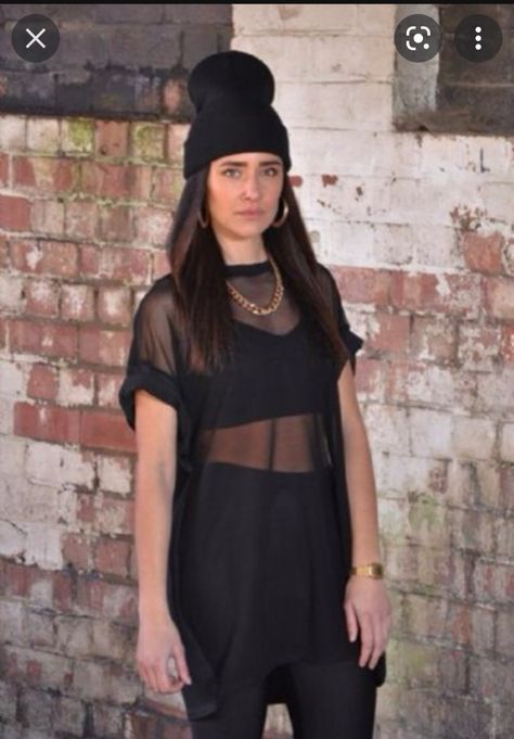 Oversized Tshirt Outfit Leggings, Oversized Tshirt Outfit Korean, Oversize Tshirt Outfits, Outfit Oversize, Sheer Mesh Top, Winter Leggings, Boyfriend T Shirt, Tshirt Outfits, Estilo Retro