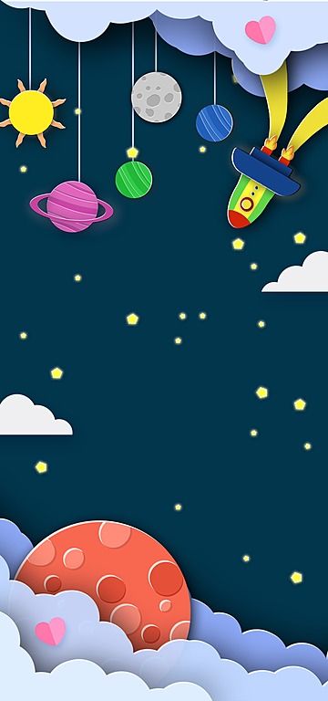 Cartoon Wallpaper Backgrounds, Spaceship Background, Planet Background, Child Wallpaper, Planet Aesthetic, Cartoon Universe, Rocket Cartoon, Dream Abstract, Cosmic Background