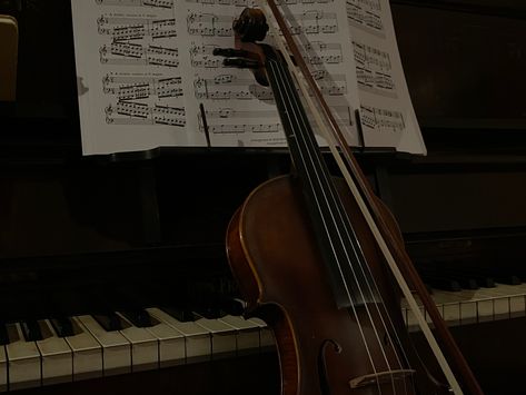 Violin Piano Aesthetic, Violin Dark Academia, Violin And Piano Aesthetic, Violin Core, Instrument Aesthetic, Cello Aesthetic, Classical Music Aesthetic, Violin Aesthetic, Violin Photography