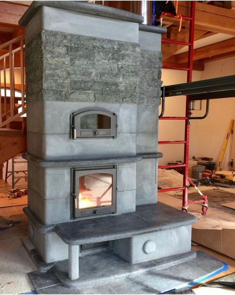 Top Benefits of Soapstone Masonry Heaters and Stoves | M Teixeira Soapstone Stone Wood Stove, Soapstone Fireplace, Soapstone Wood Stove, Soapstone Tile, Masonry Stove, High Efficiency Wood Stove, Masonry Heaters, Firewood Storage Indoor, Soapstone Kitchen