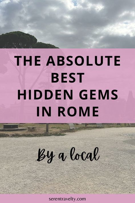 The absolute best hidden gems in Rome Rome Hidden Gems, Hidden Gems In Florence Italy, Hidden Gems In Rome, Things To See In Rome, Unusual Things To Do In Rome, Rome Plan, Italy Hidden Gems, Rome Off The Beaten Path, Rome Restaurants