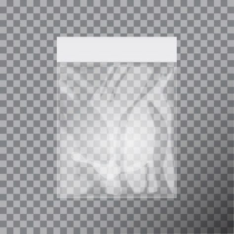 Blank transparent plastic bag template. ... | Premium Vector #Freepik #vector #mockup #food #template #paper Paper Layout Design, Plastic Bag Design, Mailer Box Design, Plastik Packing, Pc Decoration, Food Paper, White Packaging, About Blank, Mini Note