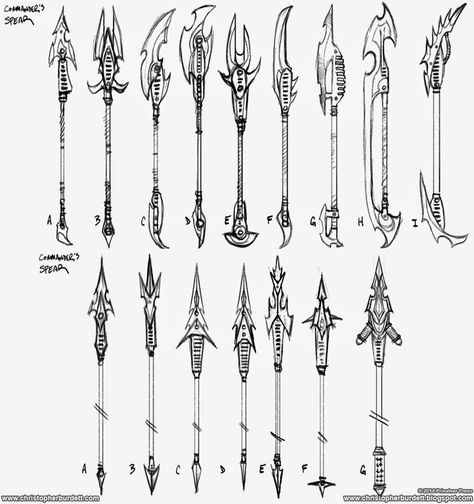 Spear Ideas, Spear Design, Fantasy Equipment, Armor Drawing, Small Tats, Manga Studio, Fantasy Props, Magic Design, Cool Swords