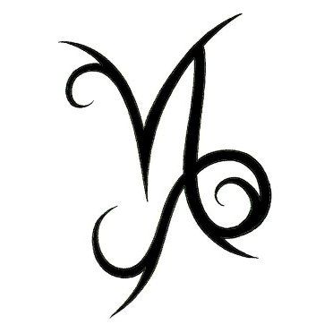 Thinking of getting my first tattoo...Capricorn on my hipbone?? Capricorn Sign Tattoo, Capricorn Tattoos, Element Art, Printable Tattoos, Glyph Tattoo, Vegas Tattoo, Capricorn Art, Horoscope Tattoos, Aquarius Tattoo