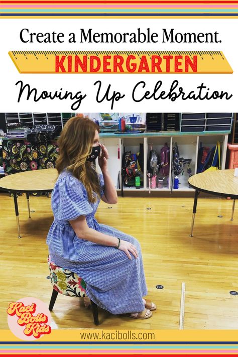 The end of kindergarten is a time for celebrating moving up and moving on! Kindergarten graduation isn't a thing at a lot of schools - so creating a free, fun, and memorable tradition can be just the solution! Kindergarten teachers can create a memory they'll talk about for years to come. Kindergarten End Of Year Celebration, Prek End Of Year Party Ideas, End Of The Year Celebration Ideas Kindergarten Graduation, Celebration Of Learning Kindergarten, Kindergarten Graduation Ceremony Ideas, End Of The Year Celebration Preschool, End Of Kindergarten Celebration, Prek Moving Up Ceremony Ideas, Moving Up Day Ideas School