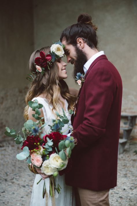 Indie Wedding, Boda Mexicana, Bridal Musings, Burgundy Wedding, 인물 사진, Red Wedding, Bohemian Wedding, Wedding Bells, Future Wedding