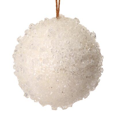 Snowball Ornament, Family Christmas Tree, White Ginger Jars, Decorative Light Bulbs, Ice Ball, Diamond Ice, Red Peach, Glam Style, Birch Lane