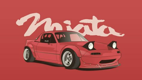 Mazda Miata Mx5  #mazda #mazdamiatamx5 #mazdamx5 #mazdamiata #popupheadlights #illustrationoftheday #illustration  #adobeillustrator… Miata Wallpaper Pc, Miata Drawing, Purple Jdm, Miata Car, Mx5 Mazda, Mazda Roadster, Up Lights, Car Backgrounds, Canva Fonts