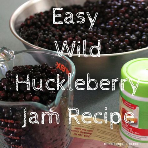 Huckleberry Freezer Jam Recipe, Huckleberry Jam Recipe Canning, Huckleberry Jelly Recipe, Huckleberry Jam Recipe, Huckleberry Recipes, Huckleberry Jam, Canning Jam Recipes, Huckleberry Pie, Food Canning