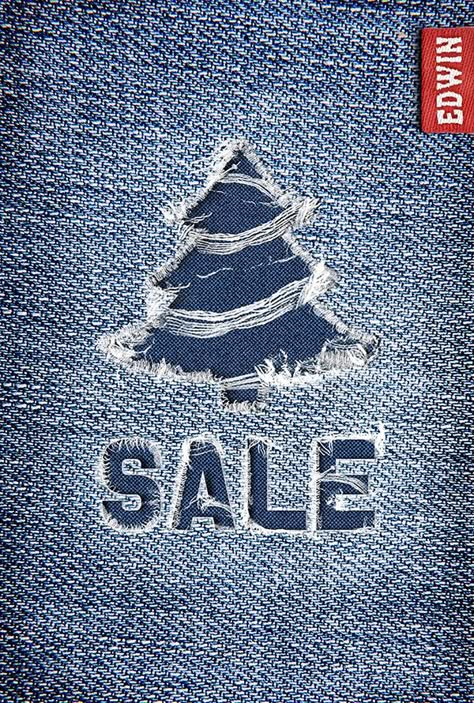 Edwin Jeans Malaysia Ads for Christmas 2014 on Behance Jeans Flatlay Photography, Denim Creative Ads, Clothing Store Poster, Clothing Ads Creative, Denim Advertising, Denim Poster, Jeans Ads, Denim Ads, Christmas Jeans