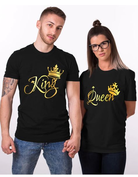 Cool Clothing, King And Queen, King Queen, Tee Shirt, Queen, T Shirt