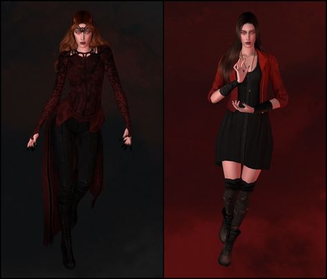 Scarlet Witch | plazasims on Patreon Wanda Sims 4 Cc, Sims 4 Villian Clothes, Sims 4 Wanda Maximoff, Sims 4 Cc Witch Clothes Patreon, Wanda Maximoff Sims 4 Cc, Scarlet Witch Sims 4 Cc, Sims 4 Avengers Cc, Sims 4 Scarlet Witch Cc, Sims 4 Cc Marvel Clothes