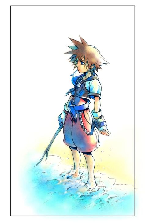 Kingdom Hearts 1, Roxas Kingdom Hearts, Kingdom Hearts Wallpaper, Tetsuya Nomura, Disney Kingdom Hearts, Disney Kingdom, Sora Kingdom Hearts, Kingdom Hearts Art, Kingdom Heart