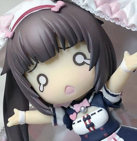 Nekopara Chocola Pfp, Anime Figure Pfp, Figure Pfp, Cutecore Pfps, Nendoroid Anime, Moe Anime, Kawaii Core, Anime Figurines, Silly Pictures