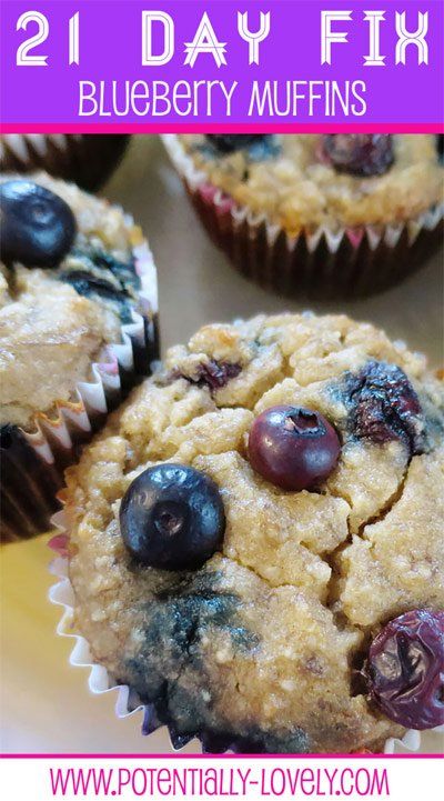 Sixteen 21 Day Fix Recipes That We Love Beachbody Portion Fix Recipes, 21 Day Fix Sweet Treats, Portion Fix Recipes, Beach Body Recipes, 21 Day Fix Oatmeal, 21 Day Fix Oatmeal Muffins, Clean Blueberry Muffins, New Breakfast Ideas, 21 Day Fix Recipes