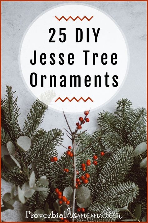 Joshua Tree Ornaments Diy, Jesse Advent Tree Ornaments Ideas, Jesus Christmas Ornaments Diy Kids, The Jesse Tree, Diy Jesse Tree Ornaments, Advent Ornaments Diy, Jesse Tree Ornaments Diy, Diy Nativity Ornaments, Advent Symbols