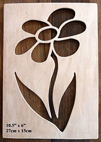 Beautiful Large Sized Hand Crafted MDF 'Decorative Rose Design' Drawing Template / Stencil (Style 2) - Size: 12" x 8.5" Overall (30cm x 21cm) Deco Surf, Tipografi 3d, Rose Stencil, Drawing Template, Stencil Printing, Rose Drawing, Flower Stencil, Stencil Patterns, Drawing Templates