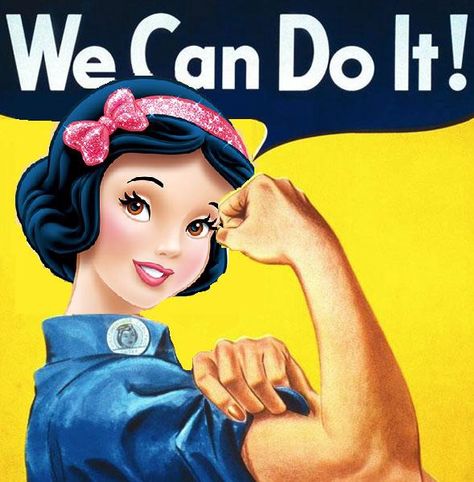 Feminisney: When Disney Meets Feminism – CineNation – Medium Feminism Is For Everybody, Disney Princess Feminist, Marilyn Monroe Feminism, Funny Princess Memes, Disney Couture, Disney Princesses And Princes, Rosie The Riveter, Art Parody, Memes About Feminism