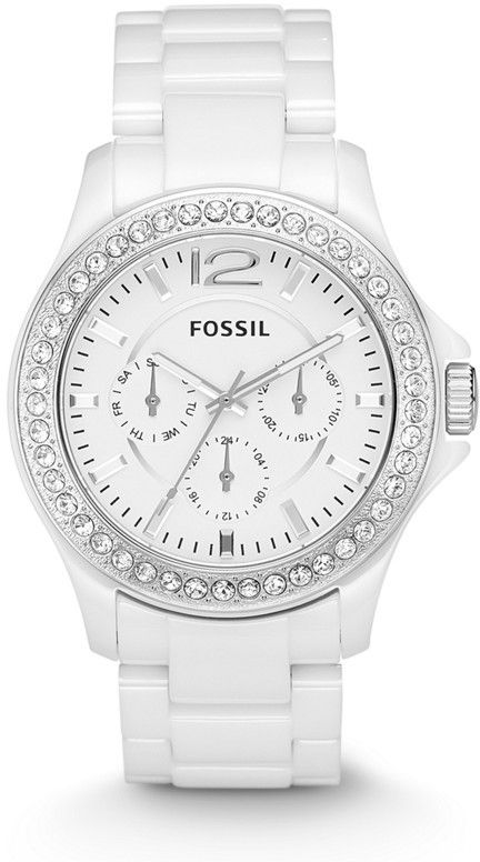 White Ceramic Watch by Fossil. Buy for $225 from Fossil White Watches For Men, Ceramic Bracelet, Fossil Watches For Men, Fossil Watches Women, Steam Punk Jewelry, Cute Watches, Ceramic Watch, White Watch, Fossil Watch