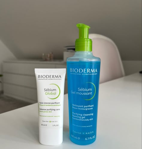 Bioderma Lotion, Bioderma Aesthetic, Bioderma Skincare, Bioderma Sebium Gel, Purifying Foaming Cleanser, Bioderma Sebium, Sugar Scrub Diy, Facial Skin Care Routine, روتين العناية بالبشرة