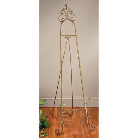 Tripar Gold Metal Floor Easel Wedding Table Seating Chart, Floor Easel, Metal Easel, Display Easel, Art Supply Stores, Art Easel, Easels, Metal Floor, Wood Display