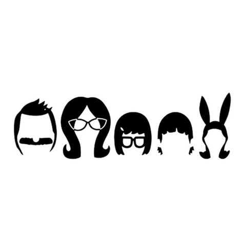 Bobs Burgers Funny, Stickers Simple, Creative Stickers, Cricut Svgs, Laser Cut Wood Crafts, Bob S, Bob's Burgers, Family Cartoon, Clear Background