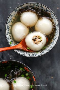 Tang Yuan, Sichuan Food, Food Savory, Mushroom Stuffed, Dim Sum Recipes, Bourbon Sauce, Mapo Tofu, Holiday Dishes, Taiwanese Food