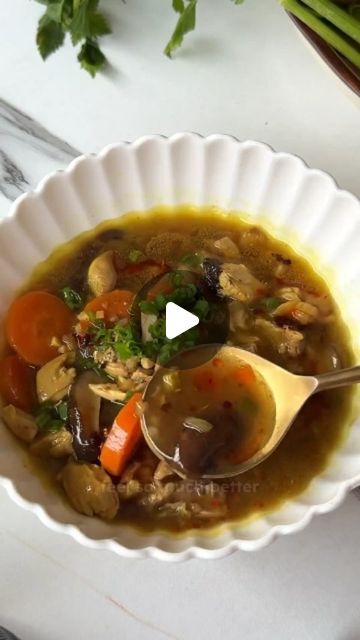 Healthcare Solutions TT on Instagram: "Feel good soup for sick days ❤️‍🩹 🍲
Immunity boosting | Gut healing
Follow @lets_eat_with_prachi for more!

One pot chicken soup that will make you feel good on sick days. If you’re down with a cold cough or fever in monsoons, this is what you need.

Monsoon recipes, gut healing, healthy, soup, one pot, homemade, feel good," Soups For Sick Days, Feel Good Soup, Monsoon Recipes, Soup For Sick, Eat When Sick, Soup One Pot, Good Soup, One Pot Chicken, Cold Cough