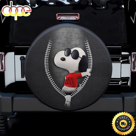 Snoopy Zipper Car Spare Tire Gift For Campers The Spare Tire Cover is a practical and stylish accessory for any vehicle. Made from durable materials, ... Gift For Campers, Jeep Tire Cover, Gifts For Campers, Spare Tire Covers, Tire Cover, Fit Car, Vinyl Fabric, Camping Gifts, Automotive Accessories