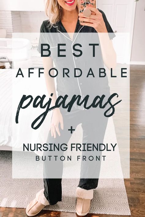 Best Affordable Pajamas + Nursing Friendly Pajamas - Straight A Style Button Down Pajama Set, Spring Casual Nursing-friendly Sleepwear, Nursing-friendly Relaxed Fit Sleepwear, Nursing Pajama Set, Cute Pajama, Maternity Nursing Pajamas, Spring Long Sleeve Nursing-friendly Sleepwear, Button Up Pajamas, Nursing Pajamas