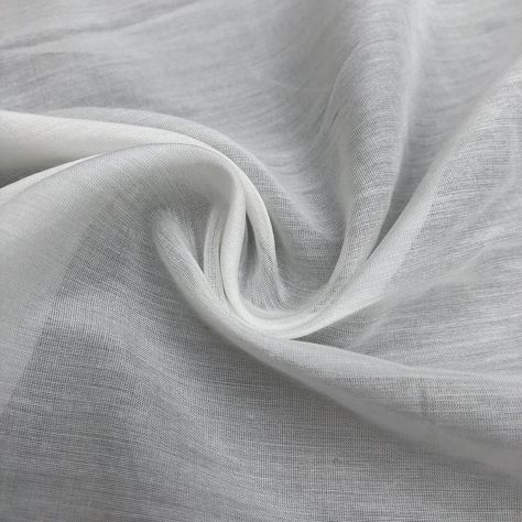 48 White 100% Pima Cotton Voile See Through Sheer & | Etsy Sca Garb, Fabric Work, Cotton Voile Fabric, Voile Fabric, Supima Cotton, Cotton Voile, Spring 2024, Fabric Swatches, Pima Cotton