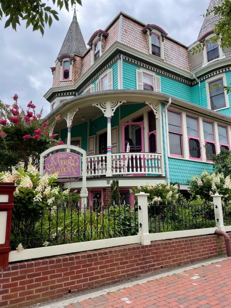 Pastel House, Danish Pastel, Victorian House, Cape May, Cozy Room, Bedroom Inspo, Pastel Aesthetic, Amazing Architecture, Victorian Homes