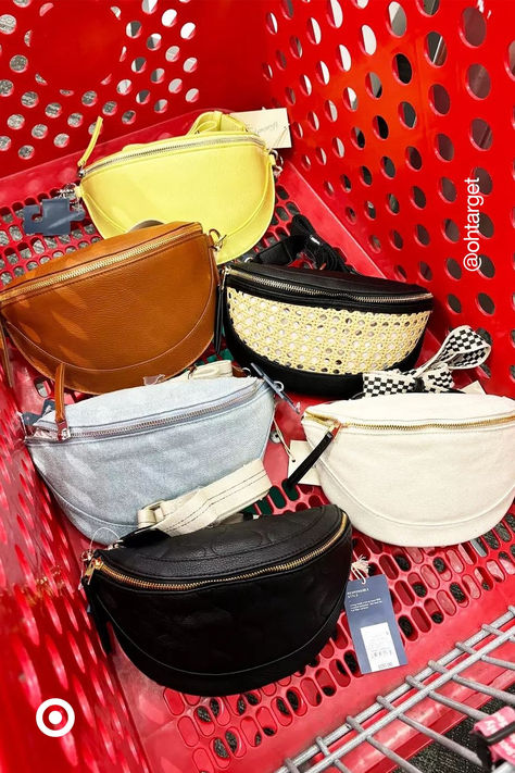 Elevate your summer style with these chic belt bags. This accessory is so convenient to carry—wear it on your waist or as a cross-body bag. Psst! If you want extra storage, just loop it through a tote bag & keep all your essentials handy at all times. Minimalist Wardrobe Capsule, Chic Belt, Target Haul, Fashion Purses, Luxury Bags Collection, Wardrobe Capsule, 2024 Outfits, Blessed Quotes, Handbag Heaven