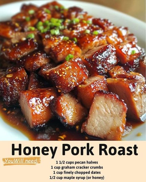 cooking with me | Honey Pork Roast 🍯🐖 | Facebook Honey Pork Roast, Main Recipes, Honey Pork, Shoulder Roast, Pork Shoulder Roast, Pork Ham, Pork Loin Roast, Cooking Basics, Pork Shoulder