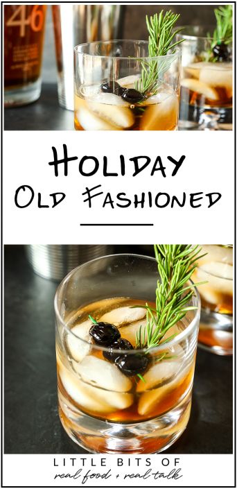 This Holiday Old Fashioned is a delicious twist on a classic cocktail! – Little Bits of… Winter Old Fashioned Cocktail, Holiday Old Fashioned Cocktail, Christmas Old Fashioned Cocktail, Holiday Old Fashioned, Christmas Old Fashioned, Old Fashioned Drink, Barrel Bar, Strong Drinks, Christmas Foods