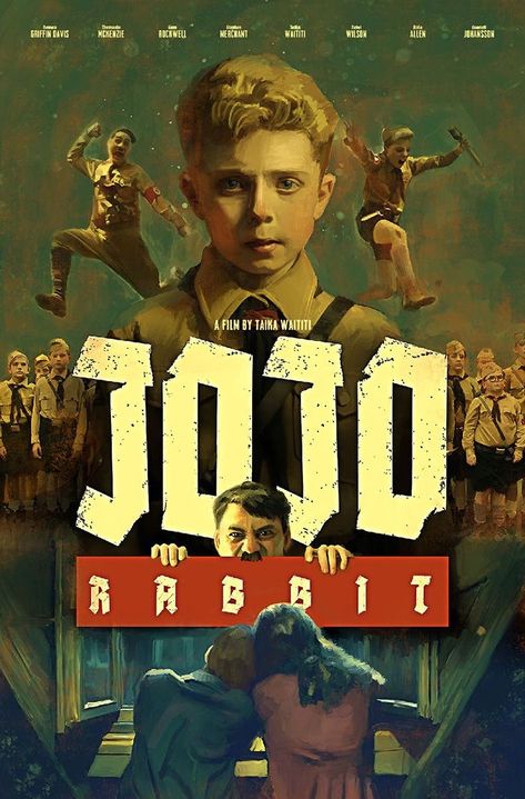 Jojo Rabbit, Movie Synopsis, Film Posters Art, Jewish Girl, Film Poster Design, Taika Waititi, Movie Poster Wall, Movie Posters Design, Cinema Posters